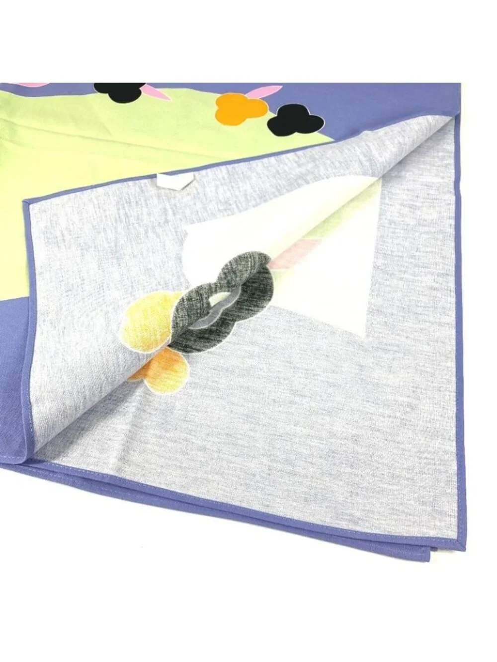 Chanel Towel Interior CC Coco Mark Logo Cotton Purple